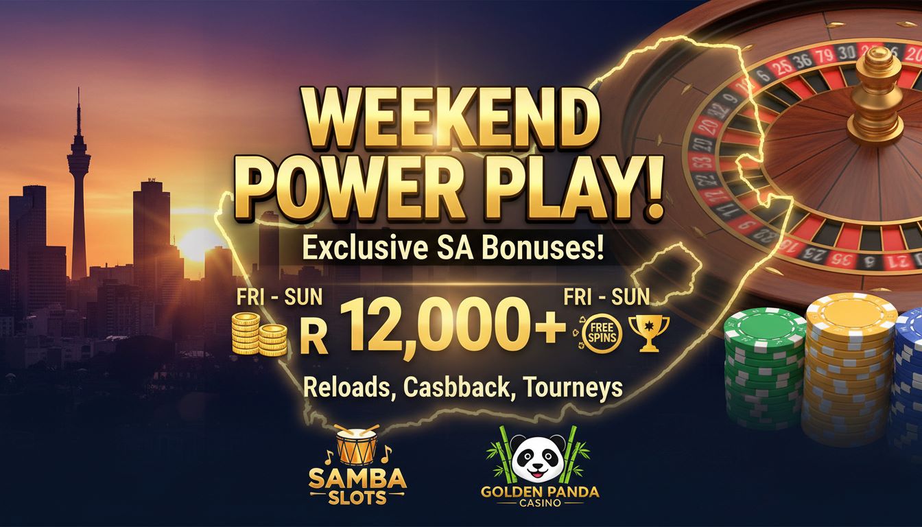 Weekend bonus promos exclusive to South African gamblers